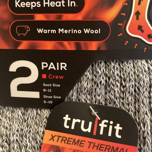 Merino Wool Blend Socks Xtreme Thermal Warm Cold Weather Boot Socks Grey - Picture 5 of 15